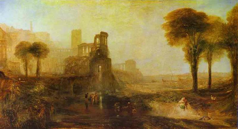 J.M.W. Turner Caligula's Palace and Bridge. China oil painting art